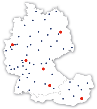 Die Kattenbeck Standorte in Deutschland und Österreich